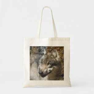 wolf tote bag
