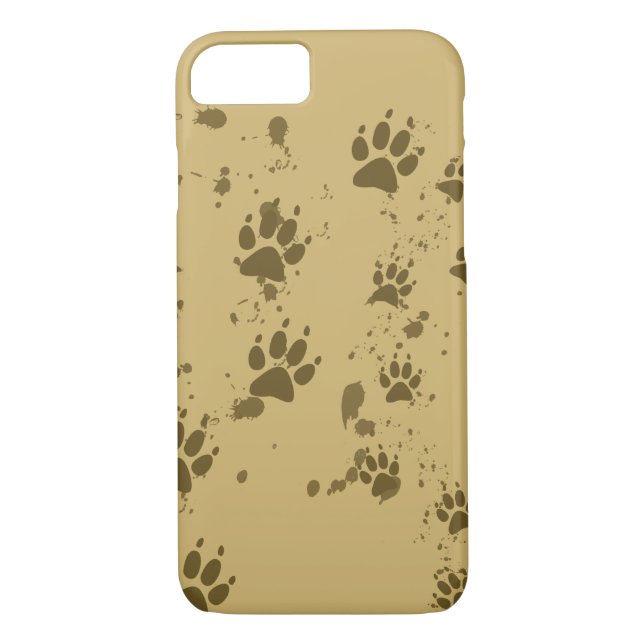 Wolf Tracks Case-Mate iPhone Case (Back)
