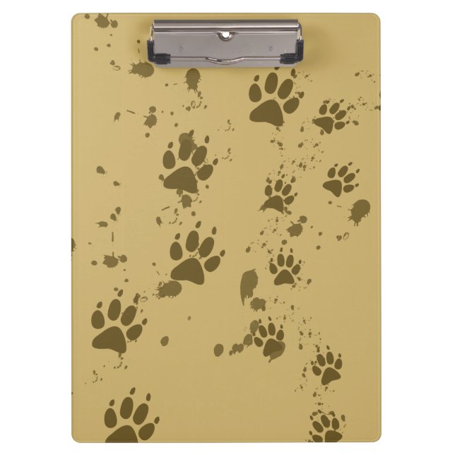 Wolf Tracks Clipboard (Front)
