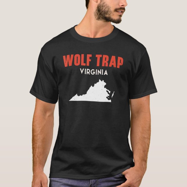 Wolf Trap Virginia USA State America Travel Virgin T-Shirt (Front)