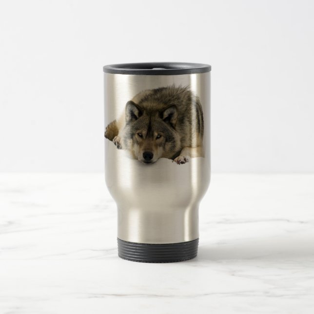 Wolf Travel Mug (Center)