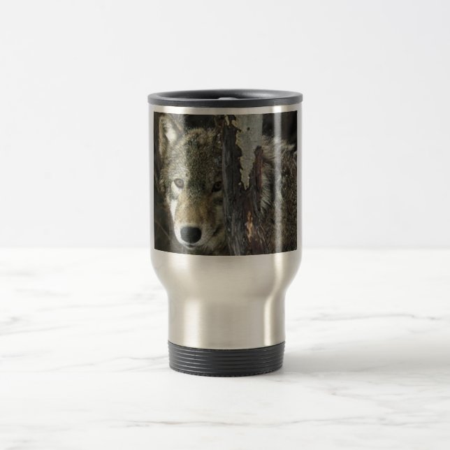 wolf travel mug (Center)