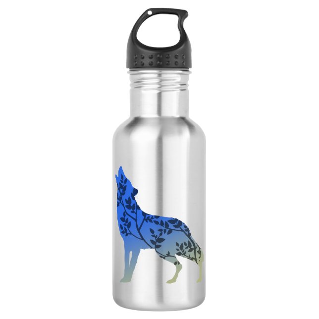 Wolf Tree 532 Ml Water Bottle (Front)