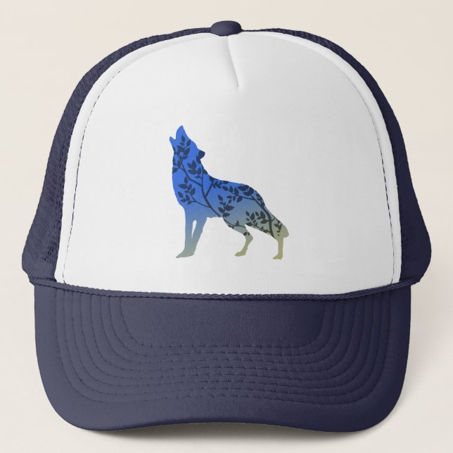 Wolf Tree Trucker Hat (Front)