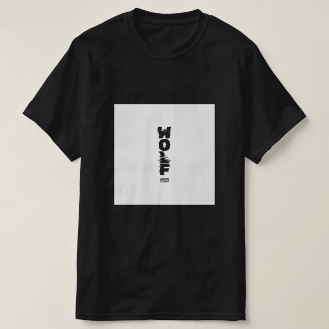 Wolf trendy design T-Shirt (Design Front)