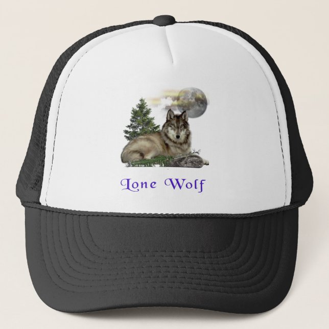 Wolf Trucker Hat (Front)