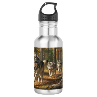 Wolf Water Bottle style 1