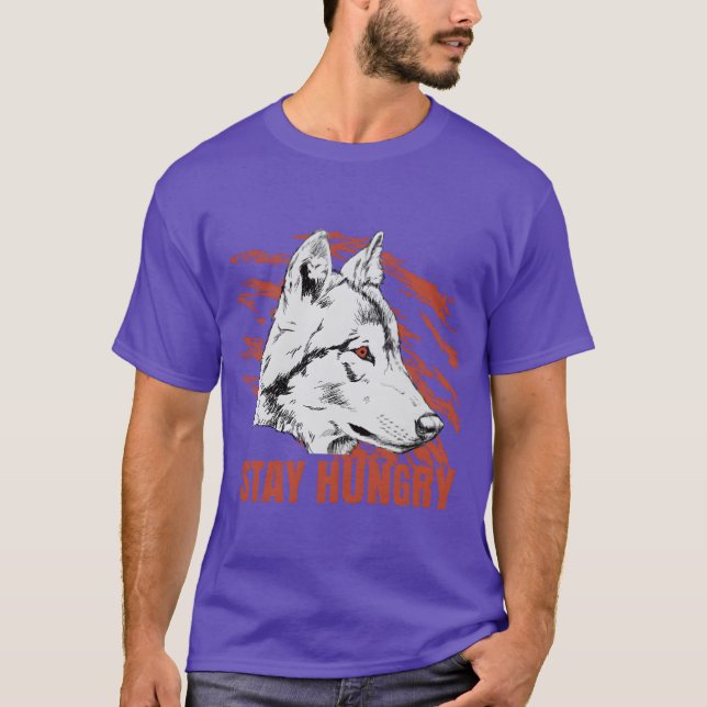Wolf Wild Animal Gift funny T-Shirt (Front)