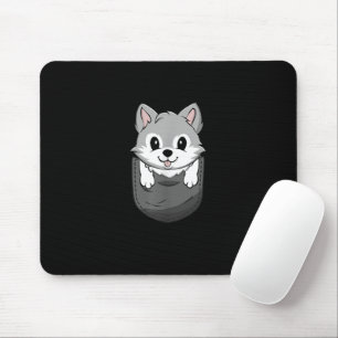 Wolf Wild Animal Lover Hunter Zoology Mouse Pad
