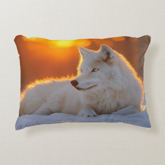 Wolf Wild Animal Loving Portrait Decorative Cushion
