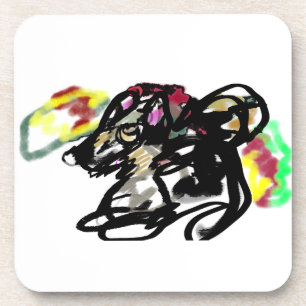 Wolf wild Autumn Coaster