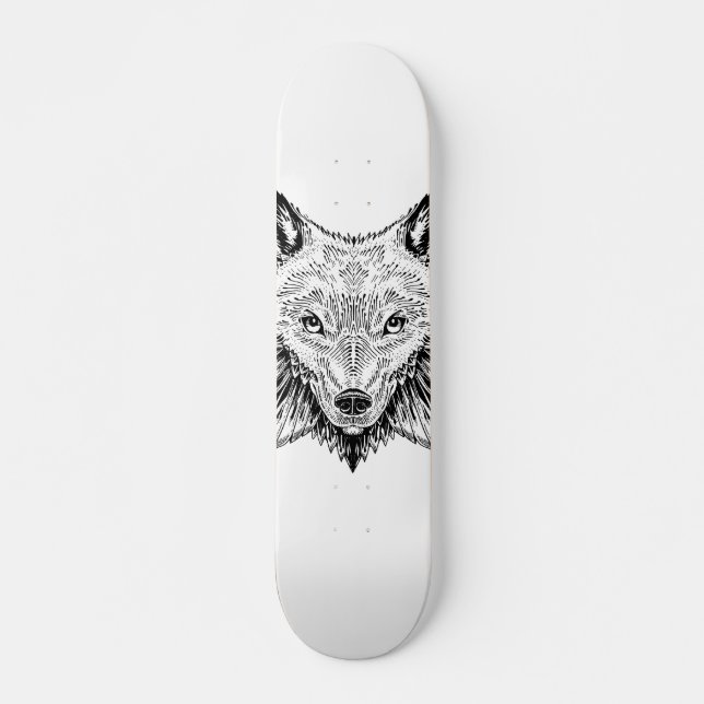wolf wings skateboard (Front)