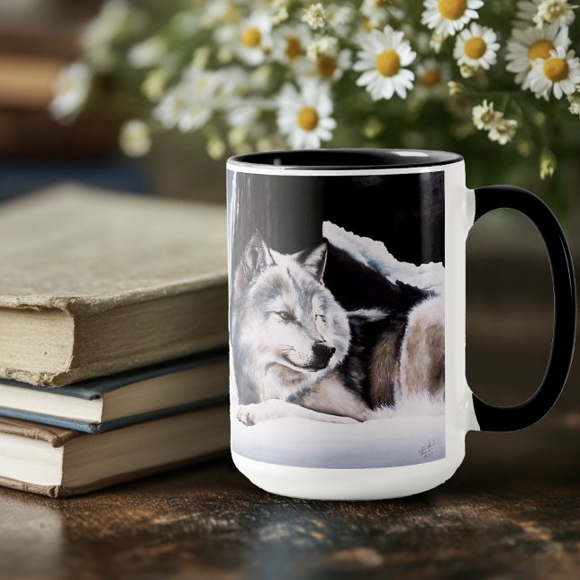 Wolf Winter Castle Fantasy Mug (Creator Uploaded)