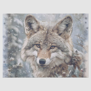Wolf Winter Christmas Tissue Paper