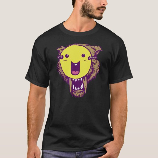 Wolf with Face T-Shirt (Front)