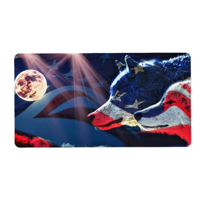 Wolf Wolves Full Moon (Front)