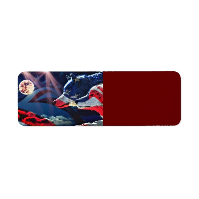 Wolf Wolves Full Moon (Front)