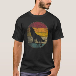 Wolf Wolves   Love Sun Retro Vintage 70s 80s 90s   T-Shirt
