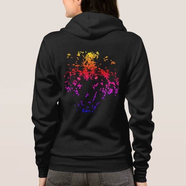 wolf women hoodie (Back)