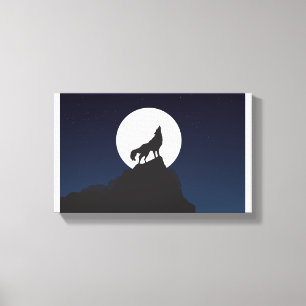 Wolf Zazzle_Growshop. Canvas Print