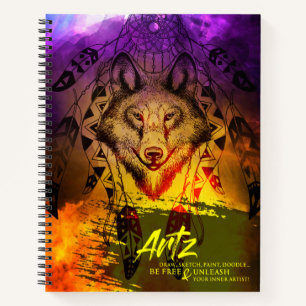 Wolf Zen Art/Sketch Book (Soft Cover)