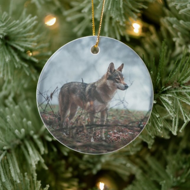 Wolfdog Ceramic Tree Decoration (Tree)