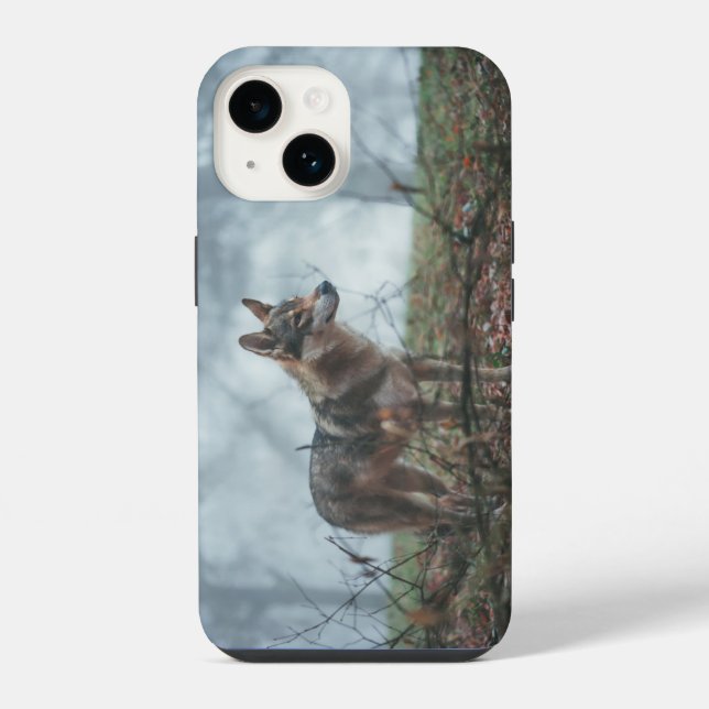 Wolfdog iPhone 14 Case (Back)