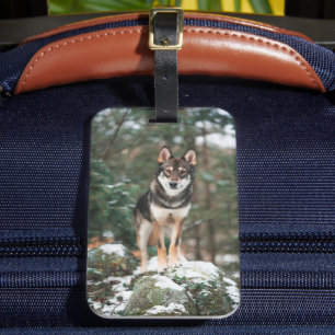 Wolfdog Luggage Tag