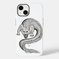 Wolfdragon black and white design