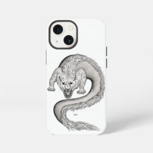 Wolfdragon black and white design iPhone 13 mini case