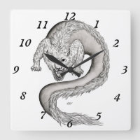 Wolfdragon black and white design