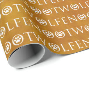 Wolfenoot - Wolf Party Supplies Wrapping Paper
