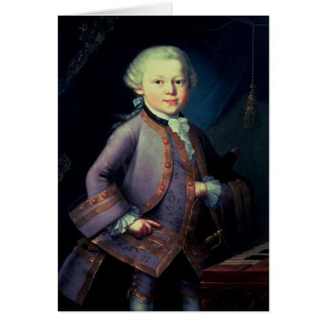 Wolfgang Amadeus Mozart , 1763 (Front)