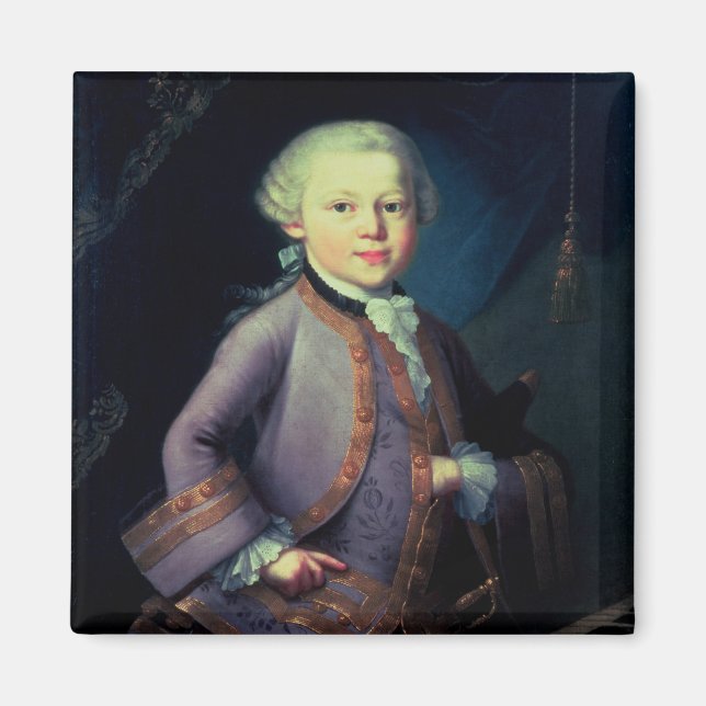 Wolfgang Amadeus Mozart , 1763 Magnet (Front)