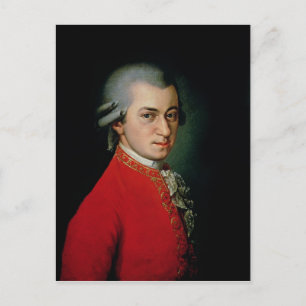 Wolfgang Amadeus Mozart, 1818 Postcard