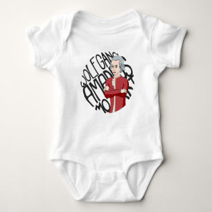 Wolfgang Amadeus Mozart Baby Bodysuit