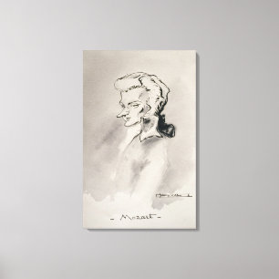 Wolfgang Amadeus Mozart Canvas Print