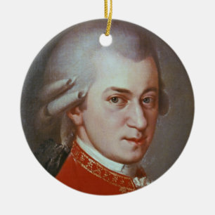 Wolfgang Amadeus Mozart Ceramic Tree Decoration