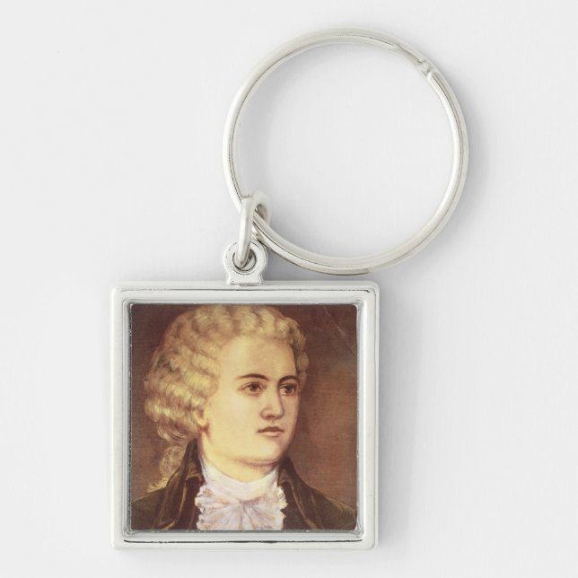 Wolfgang Amadeus Mozart  during his stay Key Ring (Front)