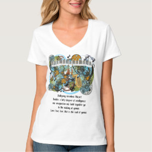 Wolfgang Amadeus Mozart Inspirational Quotes T-Shirt