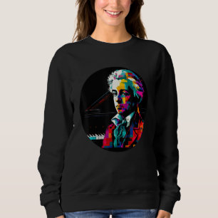 Wolfgang Amadeus Mozart Music Composer Piano Sweatshirt
