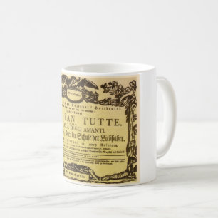 Wolfgang Amadeus Mozart Oper Cosi fan tutte Coffee Mug