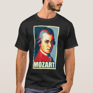 Wolfgang Amadeus Mozart Pop Art T-Shirt