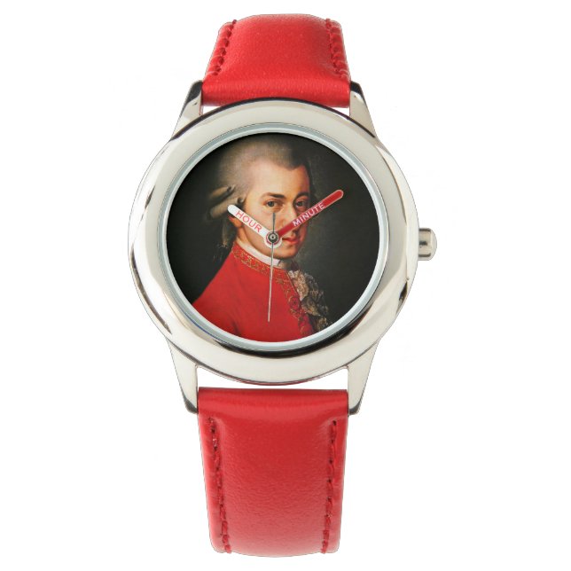 Wolfgang Amadeus Mozart portrait Watch (Front)