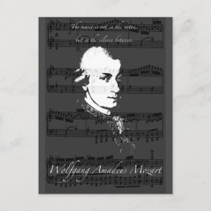 Wolfgang Amadeus Mozart Postcard