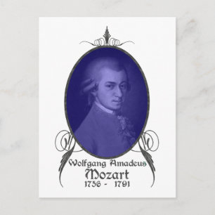 Wolfgang Amadeus Mozart Postcard