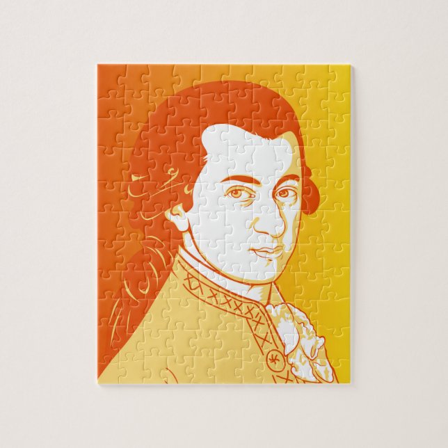 Wolfgang Amadeus Mozart Puzzle (Vertical)