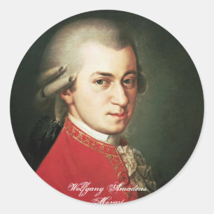 Wolfgang Amadeus Mozart Sticker