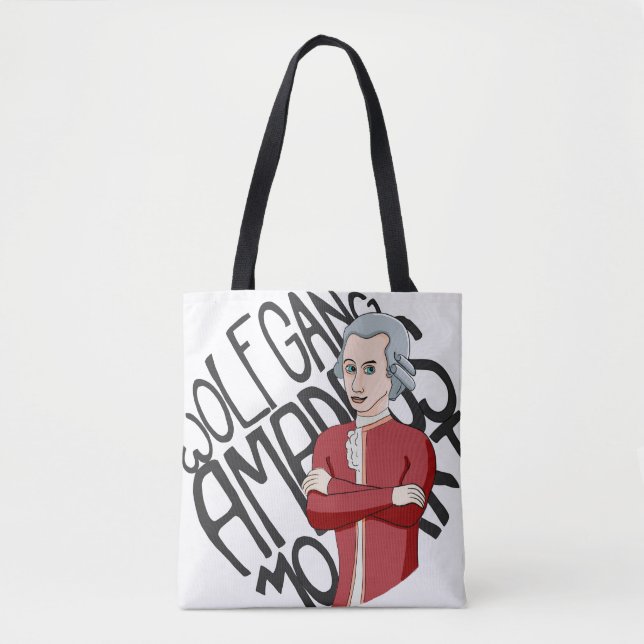 Wolfgang Amadeus Mozart Tote Bag (Front)