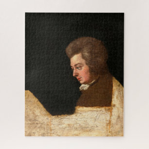 Wolfgang Amadeus Mozart, Unfinished Portrait, 1789 Jigsaw Puzzle
